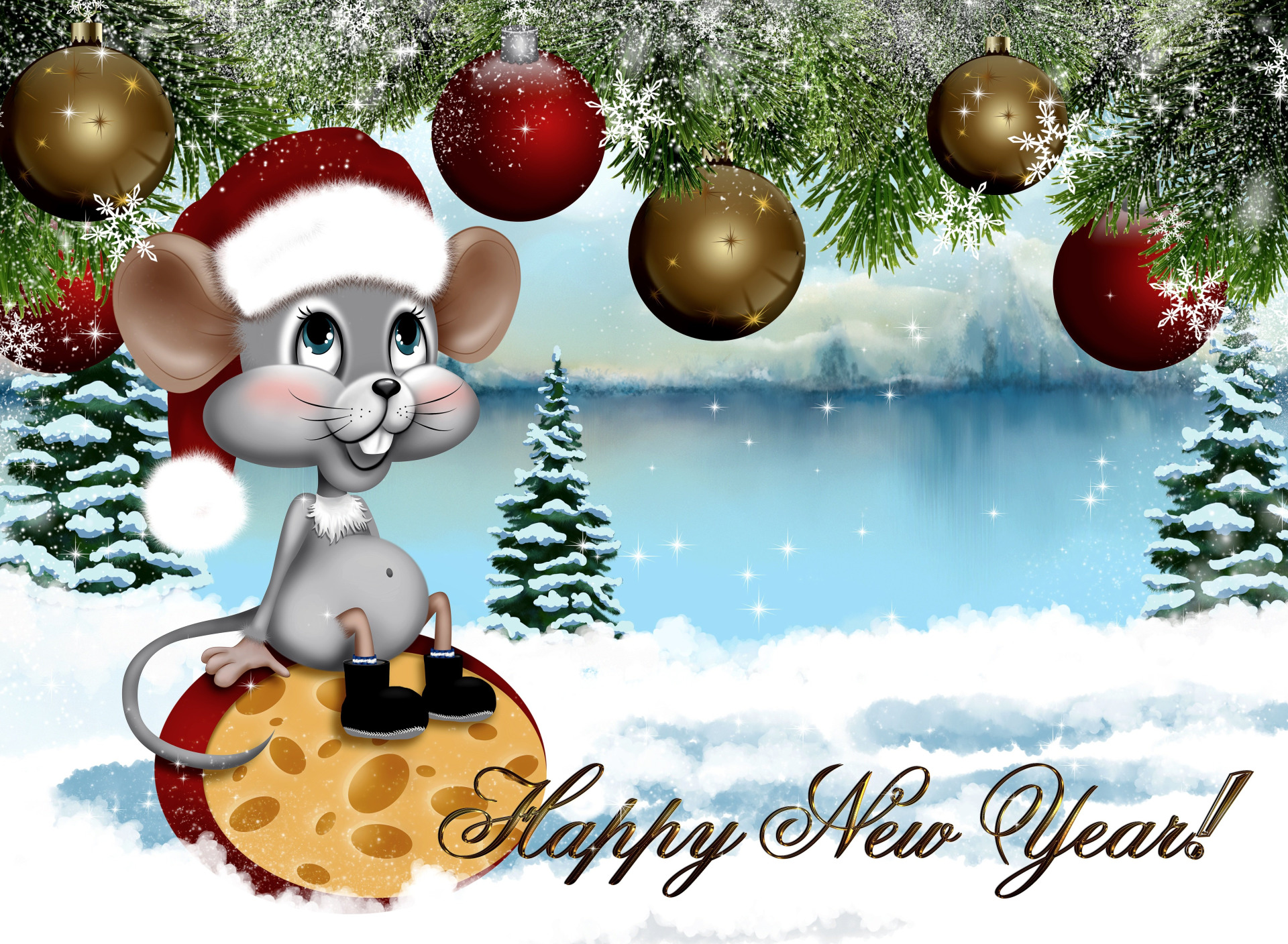 Новогодние Поздравления С Годом Мышки