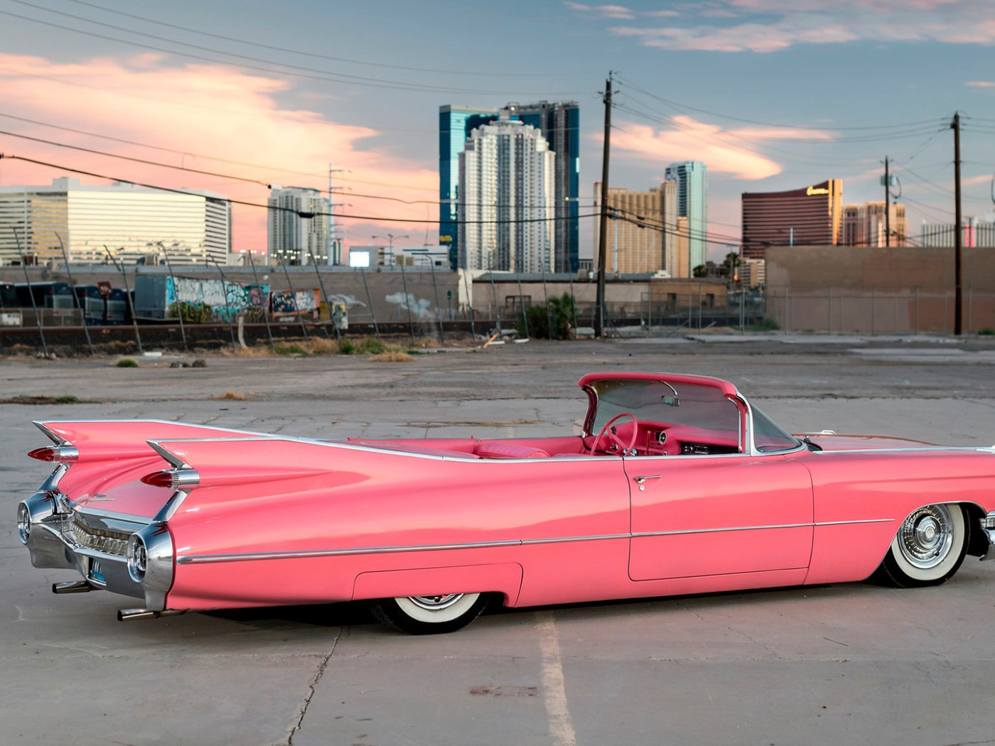 Скачать обои Pink, Style, Cadillac Eldorado, раздел cadillac в разрешении 1...