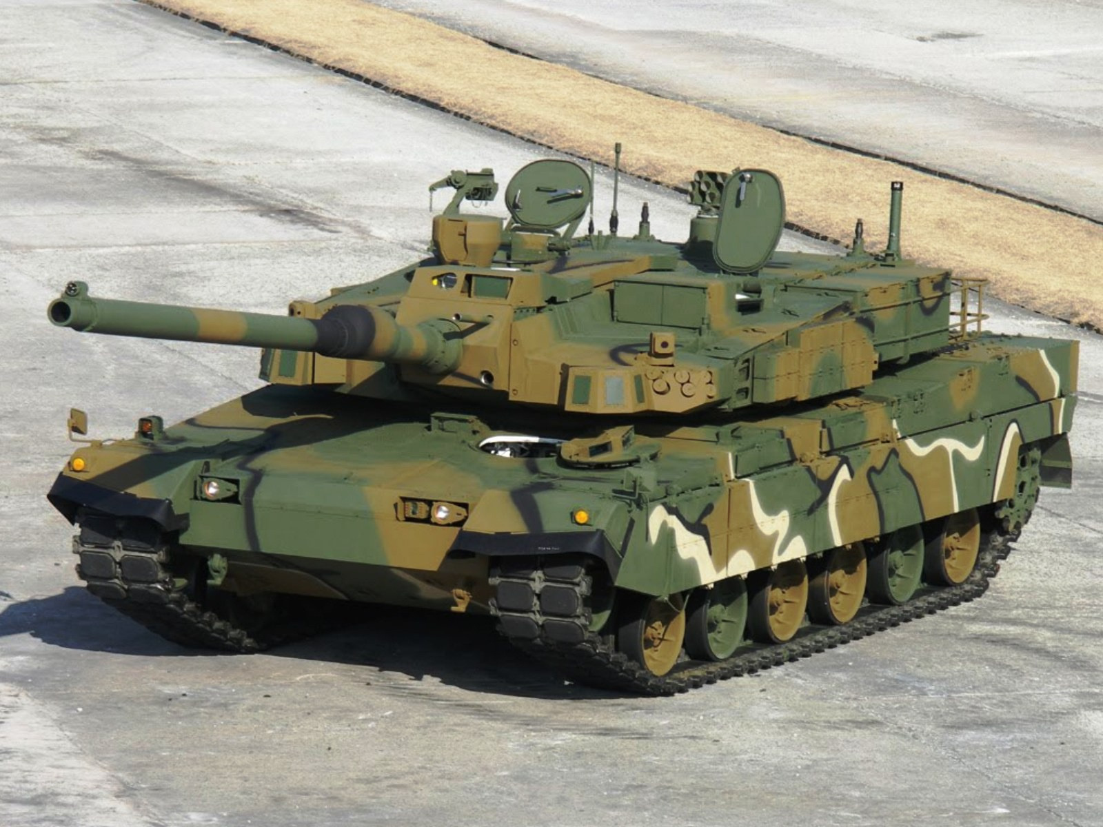 Обои для рабочего стола. танк, Южная Корея, K1A2, Чёрная пантера, "Bla...