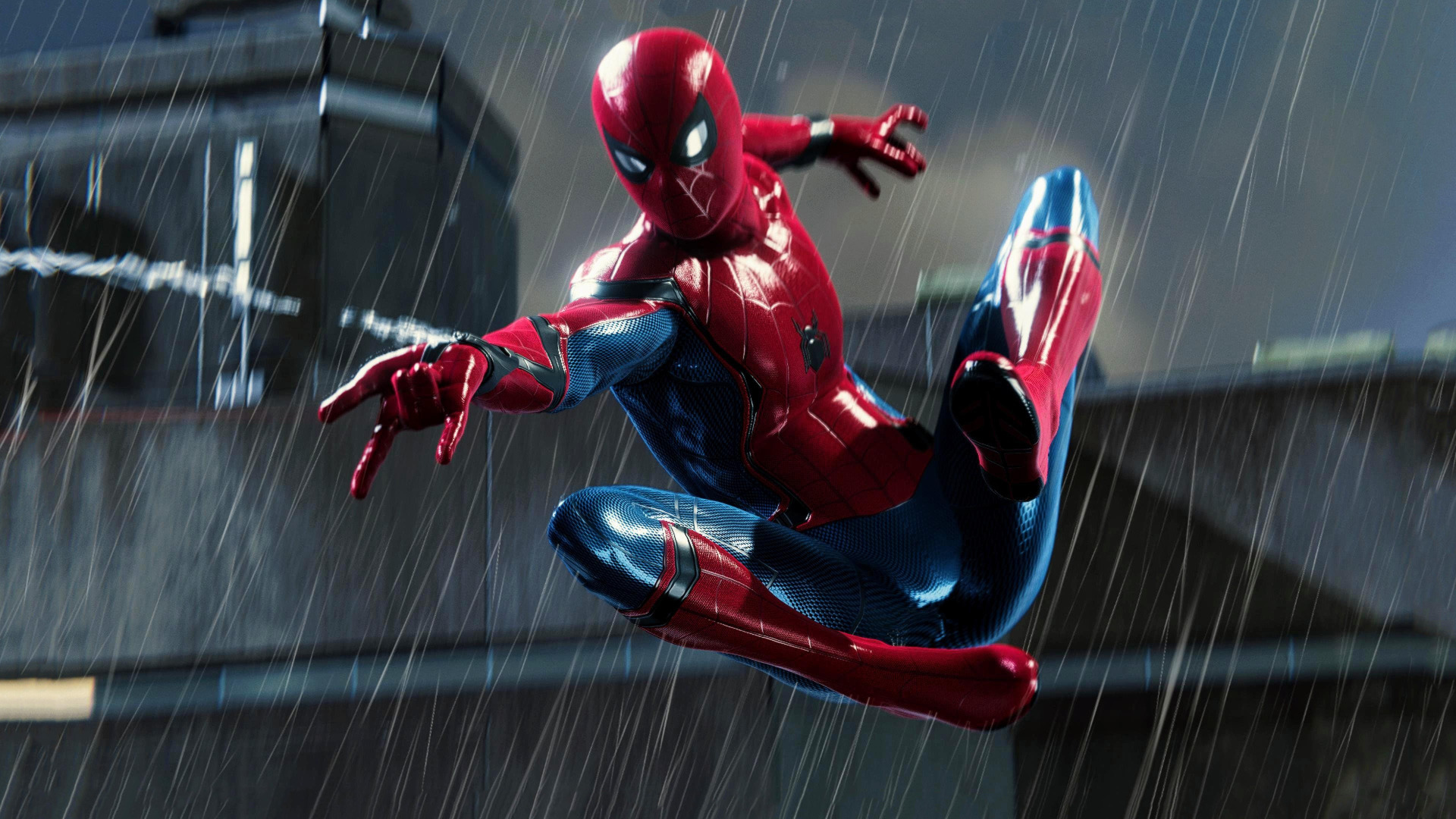 Ð¡ÐºÐ°Ñ‡Ð°Ñ‚ÑŒ Ð¾Ð±Ð¾Ð¸ Rain, Spider Man, PS4, Playstation 4 Pro, Marvel's Spider-Man, Ñ€Ð°Ð·Ð´ÐµÐ» Ð¸Ð³...