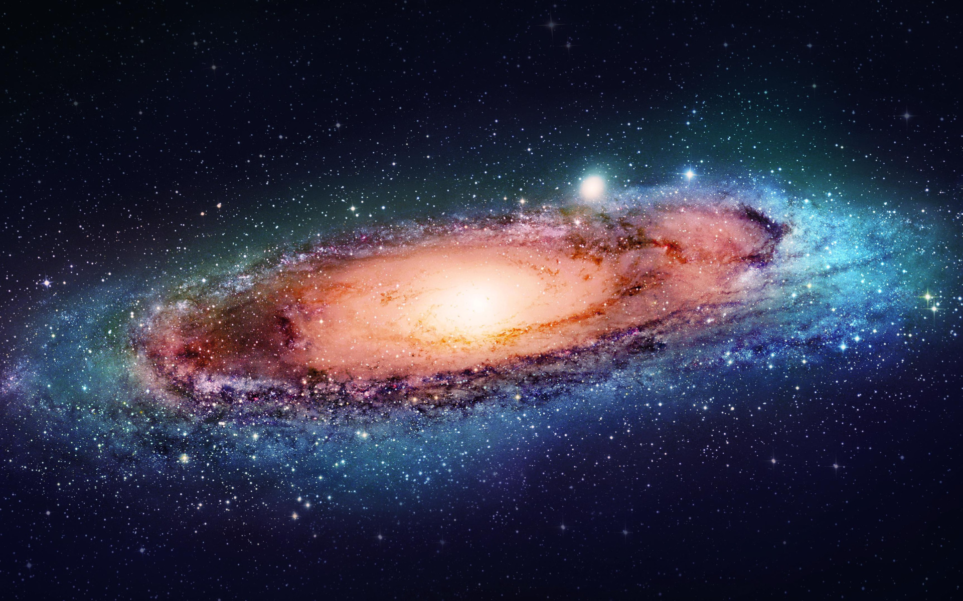 Скачать обои stars, deep space, Andromeda Galaxy, раздел космос в разрешени...