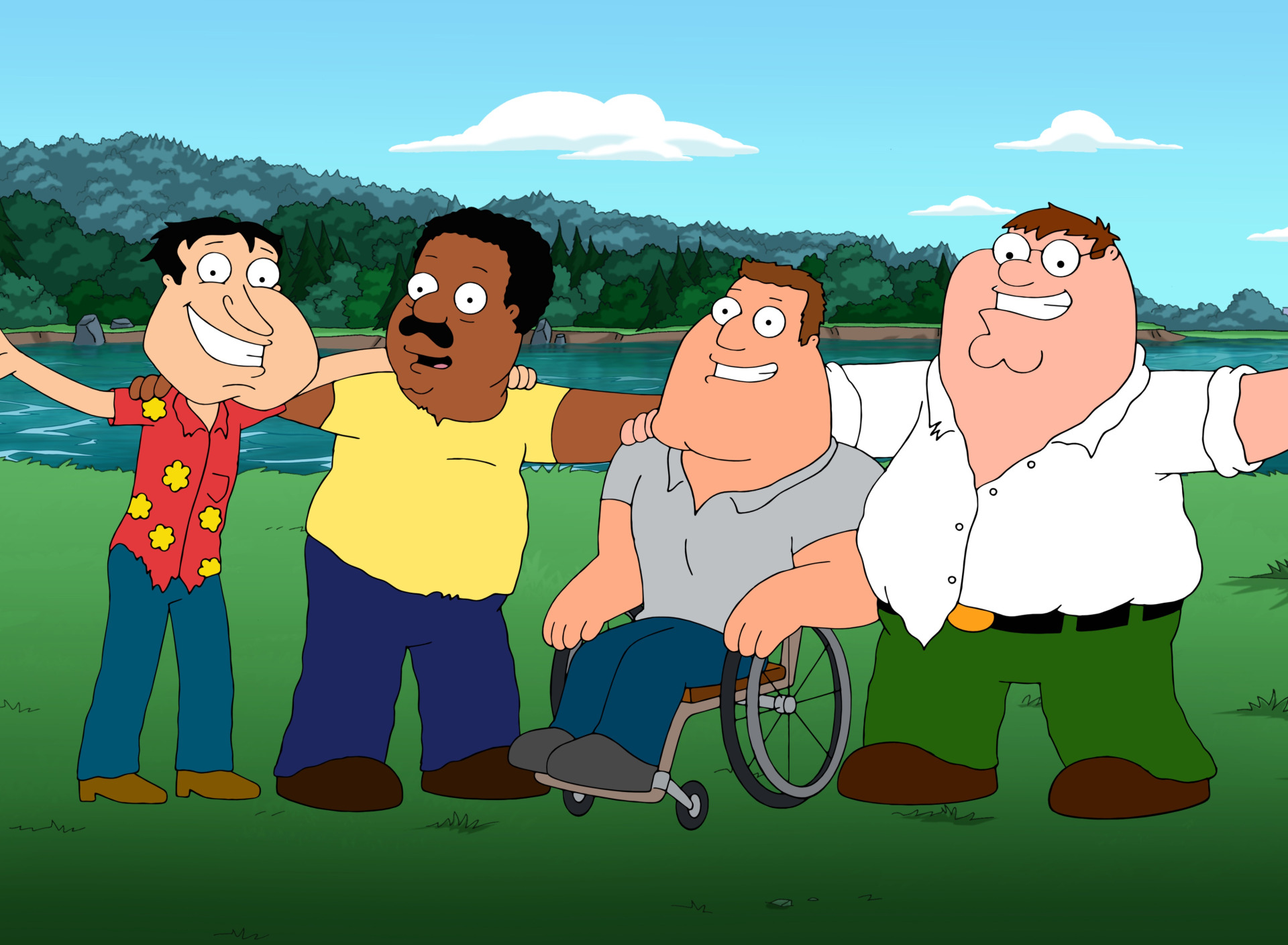 Гриффины, Family Guy, Мультфильм, Brown, Кливленд, Peter, Джо, Cleveland, J...