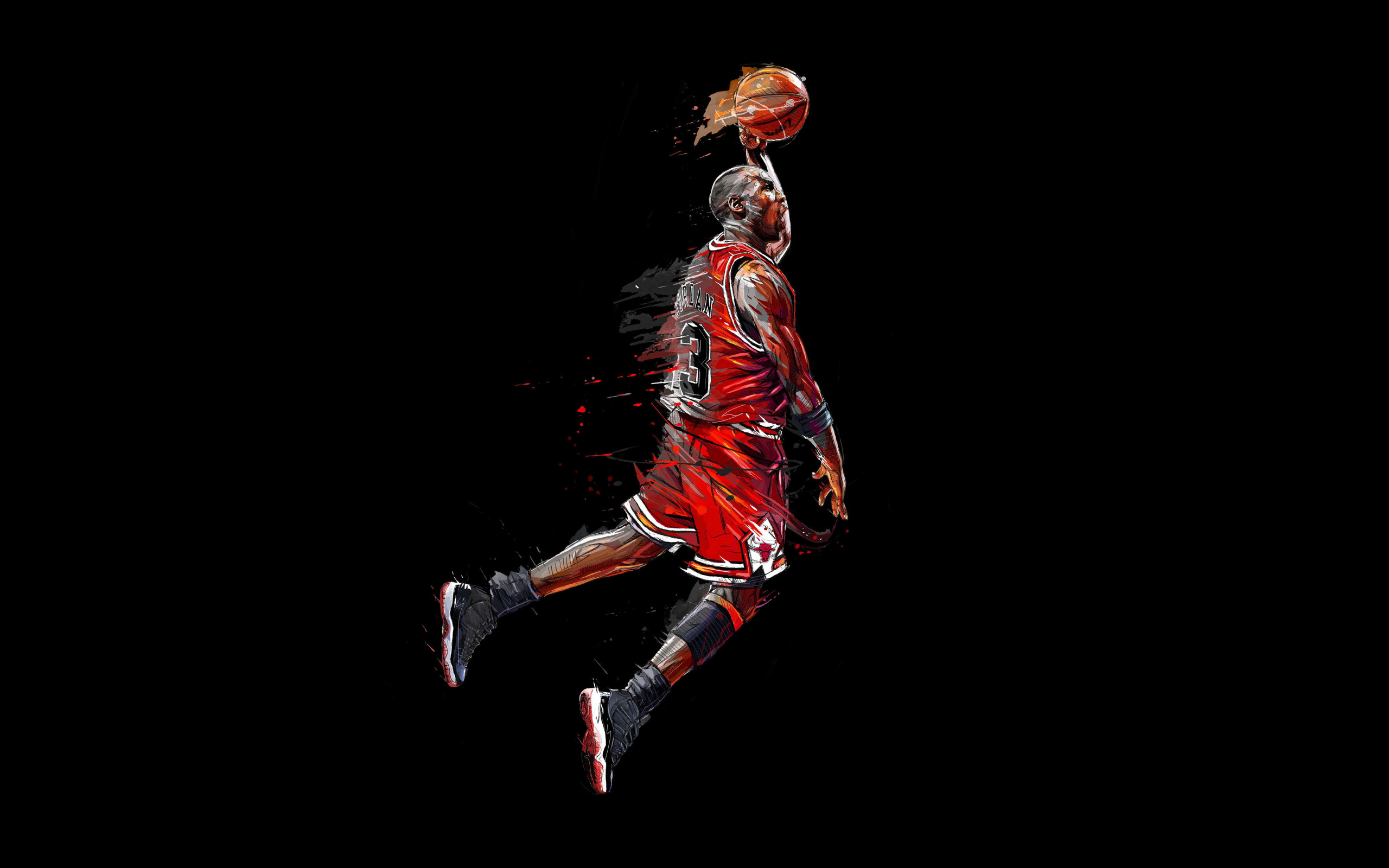Michael Jordan, Basketball, Artwork. 