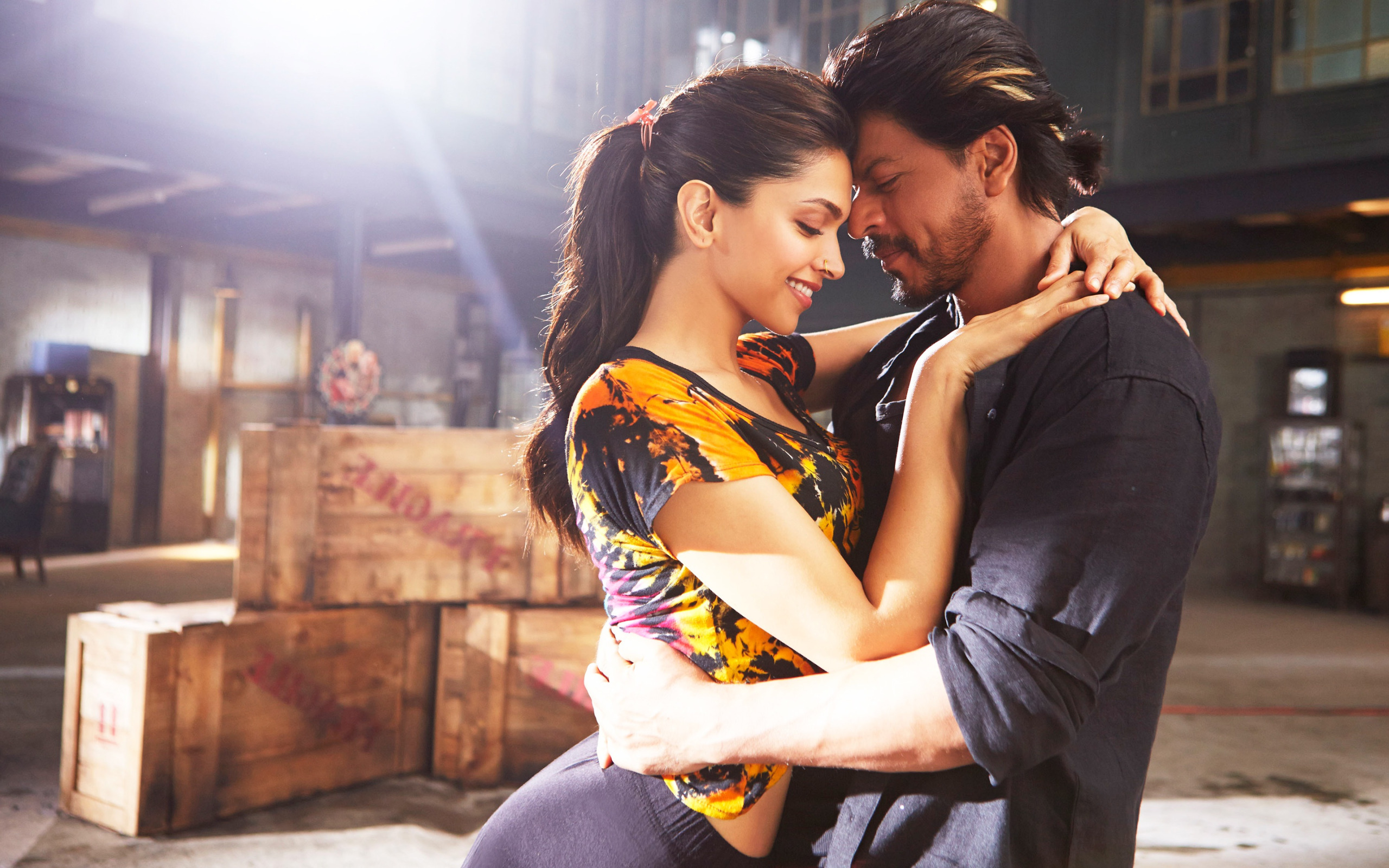 Скачать обои девушка, мужчина, индия, Shahrukh Khan, раздел фильмы в разреш...