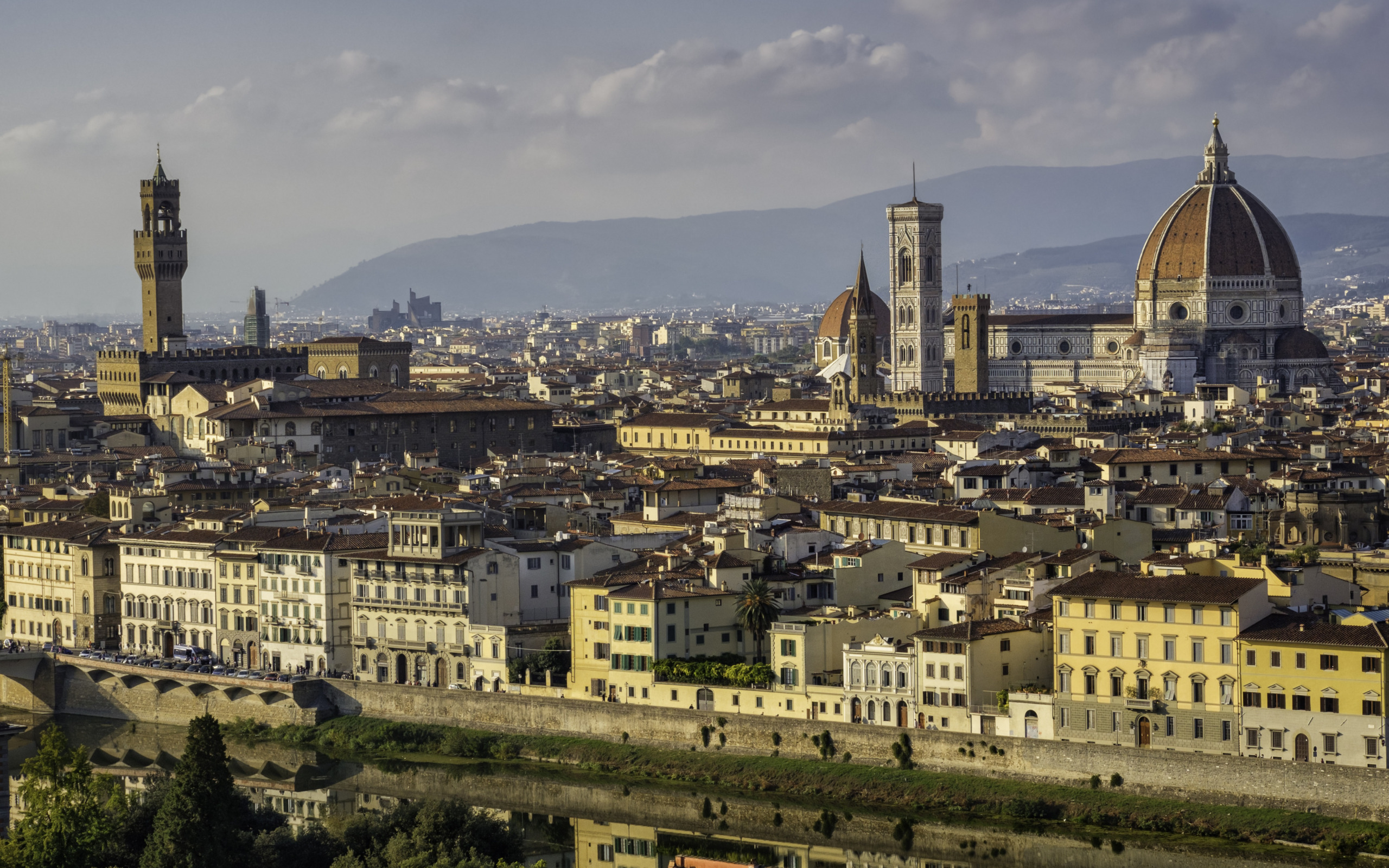 Скачать обои Италия, Флоренция, Florence, раздел город в разрешении 2560x16...