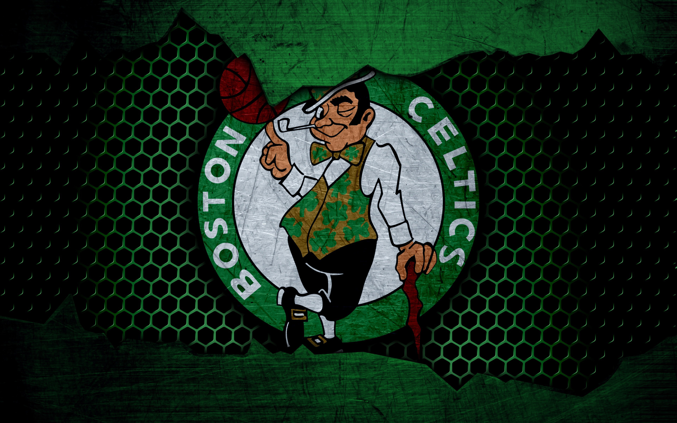 Скачать обои wallpaper, sport, logo, basketball, NBA, Boston Celtics, разде...