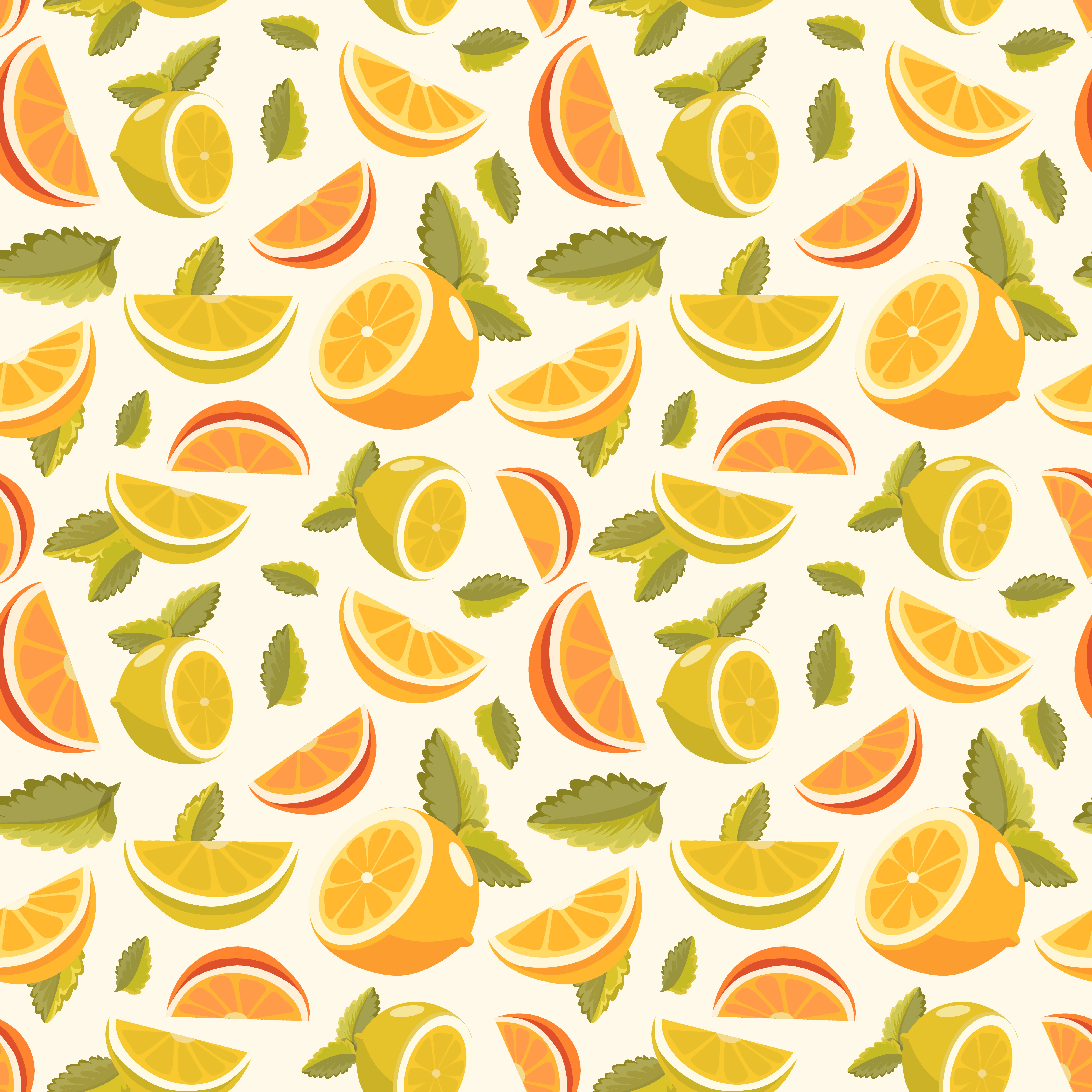 Скачать обои фон, лимон, апельсин, текстура, дольки, раздел текстуры в разр...