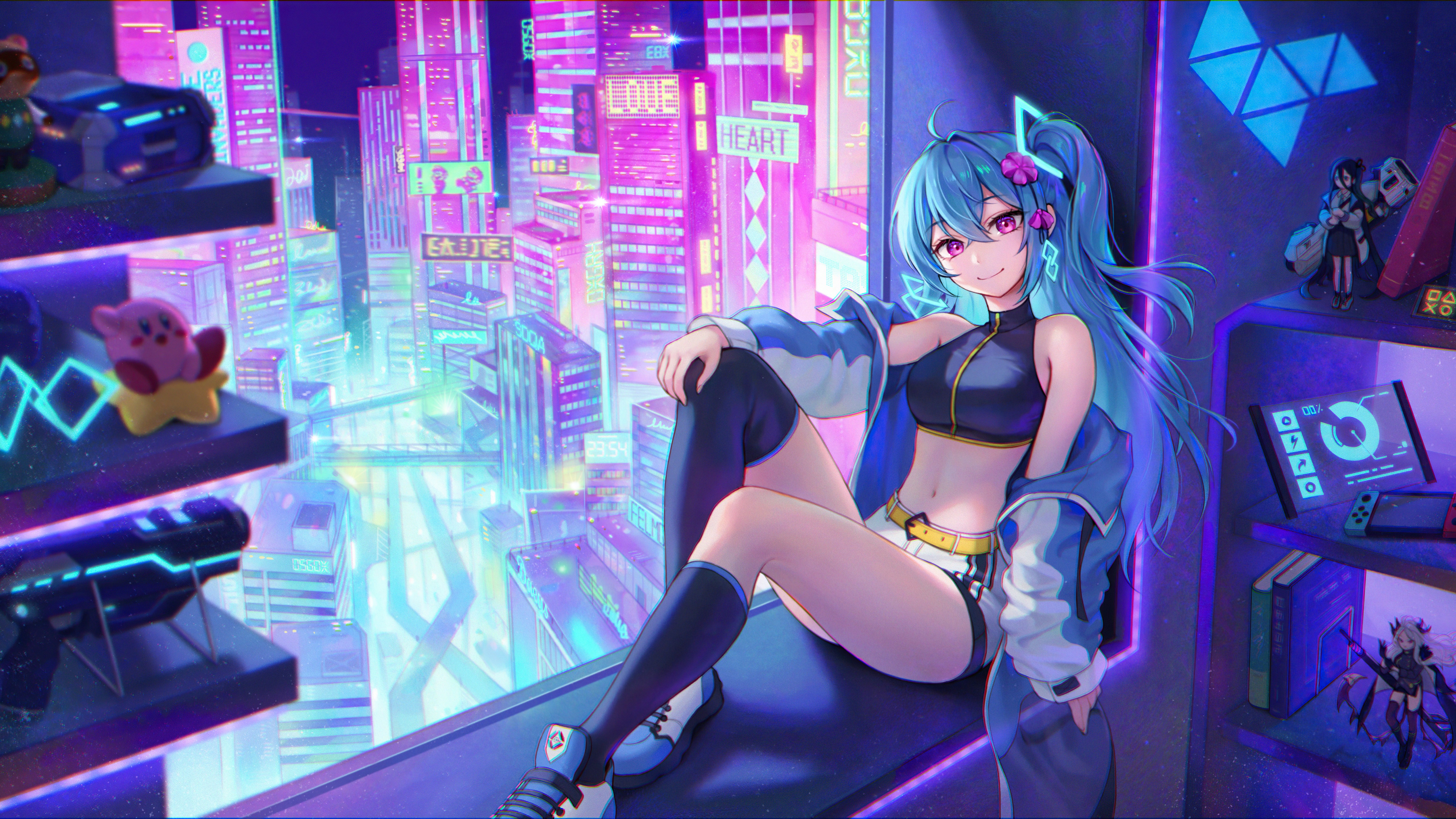 Anime cyberpunk wallpaper