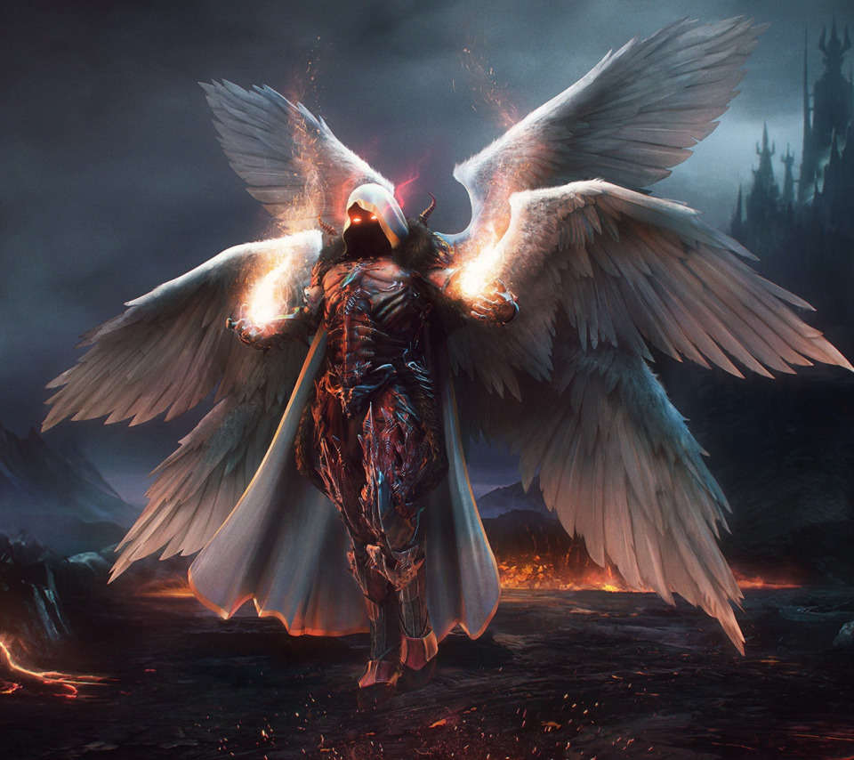 крылья, ангел, dark, броня, armor, wings, angel, серафим, serafim. 