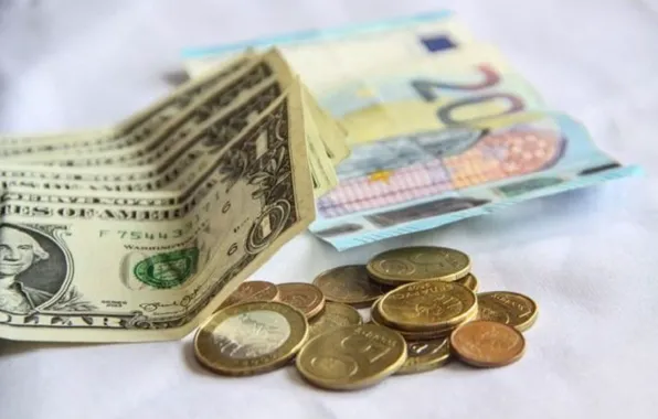 Картинка деньги, евро, доллары