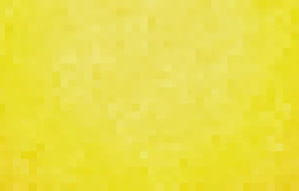 Картинка жёлтый, фон, обои, пиксели, квадрат