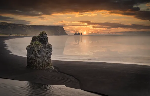 Картинка sunrise, Iceland, new day dawns