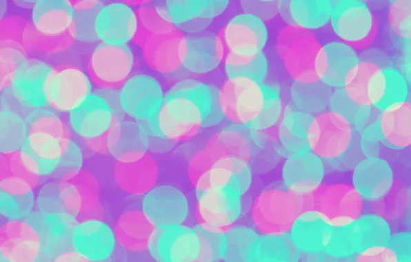 Картинка lights, фон, розовый, голубой, blue, pink, background, neon, боке, bokeh