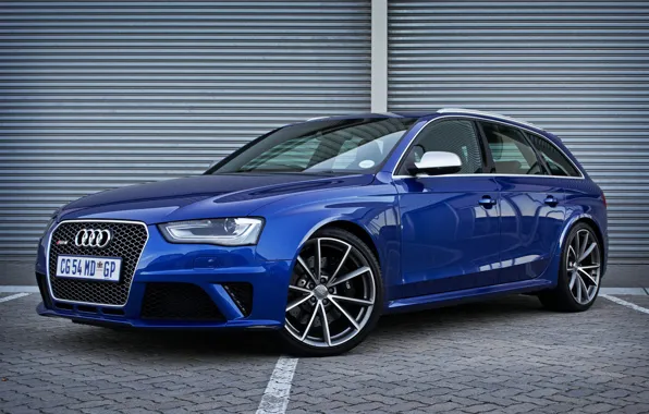 Картинка Audi, Blue, RS 4, Avant