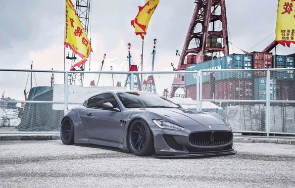 Картинка Maserati, GranTurismo, Grey