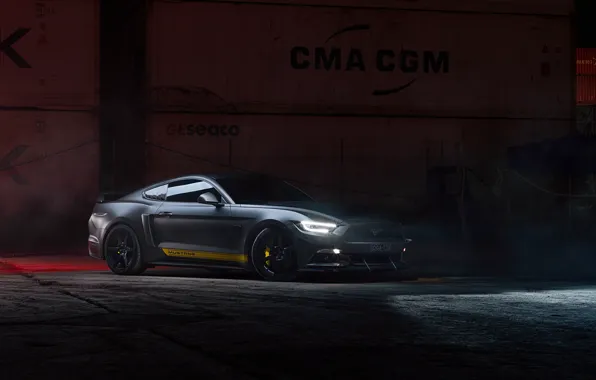 Картинка фары, Ford, Supercharged, Mustang GT, 700hp, 2019, by Dennis Ardel