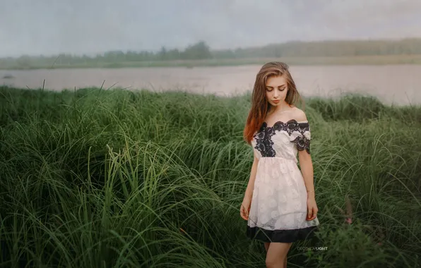Картинка вода, девушка, платье, Alexander Drobkov-Light, Sue Tikhonova