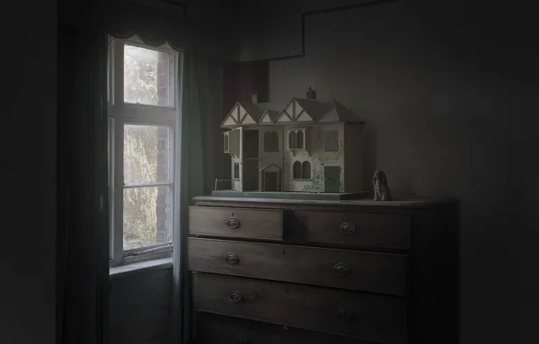Картинка дом, комната, окно