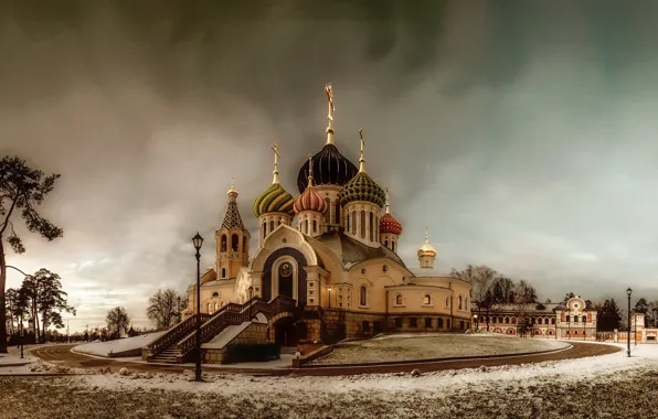Картинка зима, церковь, храм, St. Igor Of Chernigov