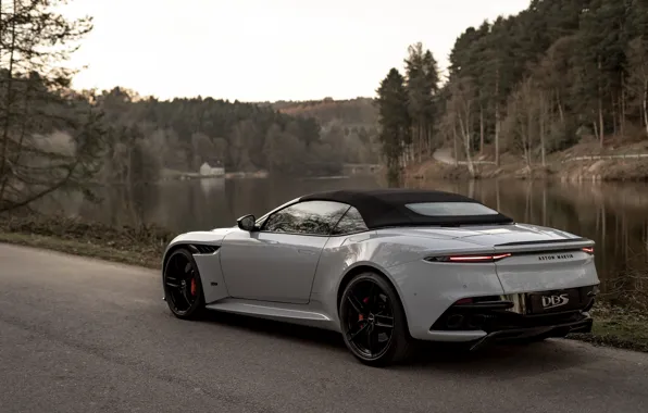 Картинка Aston Martin, DBS, Superleggera, кабриолет, Volante, мягкий верх, 2019, 5.2 л., V12 Twin-Turbo, 715 л.с.