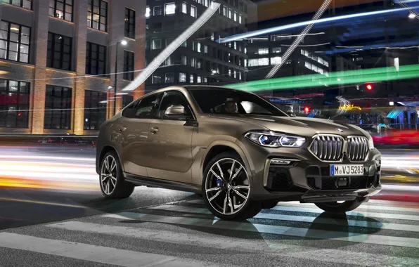 Картинка BMW, BMW X6, кроссовер, 2019, M50i