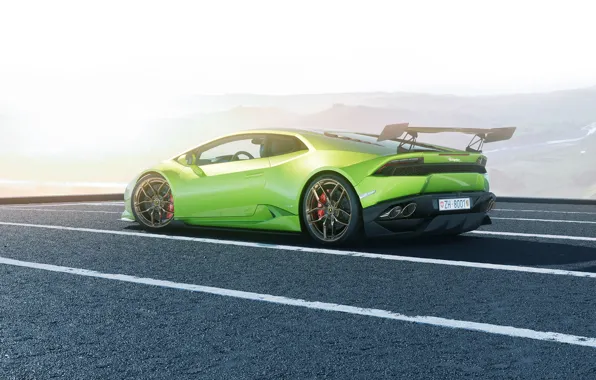 Картинка Lamborghini, Green, Supercar, Huracan, LP610-4
