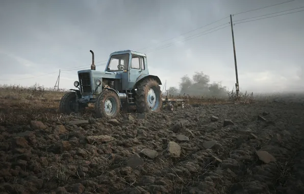 Картинка трактор, Беларусь, беларус
