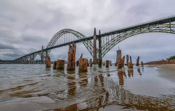 Картинка USA, Oregon, Bridge, Yaquina Bay