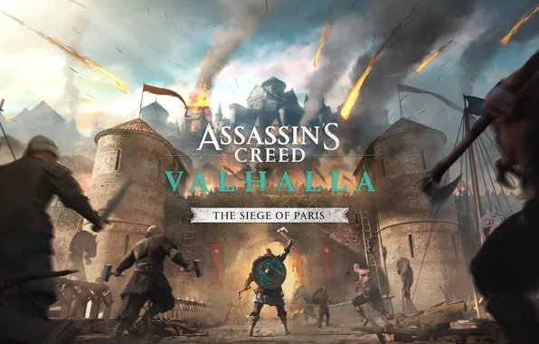 Картинка Париж, крепость, штурм, Assassin's Creed Valhalla