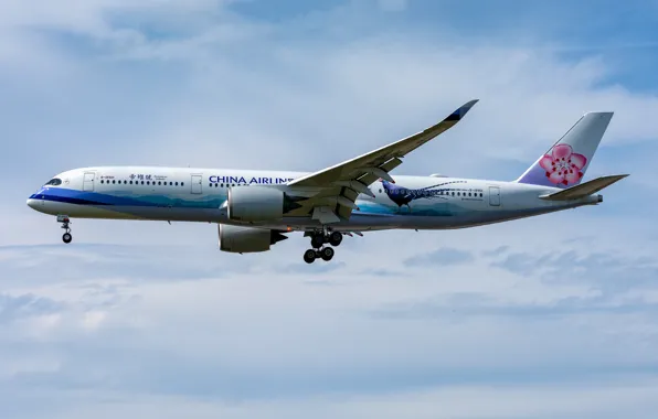 Картинка Airbus, China Airlines, A350-900