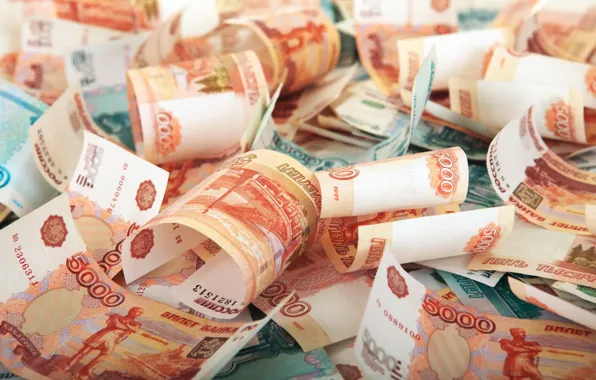 Картинка деньги, рубли, банкноты