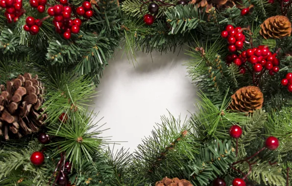 Картинка украшения, Новый Год, Рождество, Christmas, wood, New Year, decoration, Merry, fir tree, ветки ели