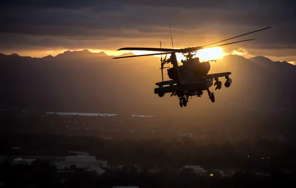 Картинка helicopter, Apache, AH-64