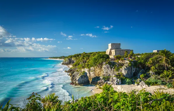 Картинка побережье, Мексика, Tulum, Quintana Roo