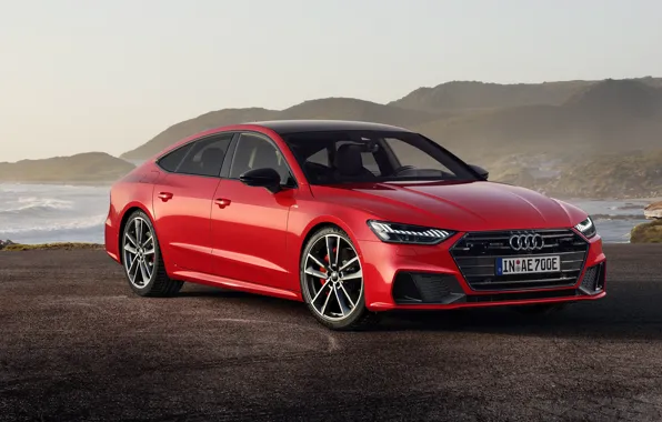 Картинка Audi, Sportback, TFSI, S line, 2019, A7