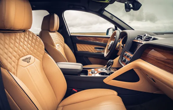 Картинка Bentley, салон, 2020, Worldwide, Bentayga V8