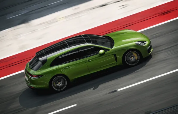Картинка скорость, Porsche, 2018, Panamera GTS Sport Turismo