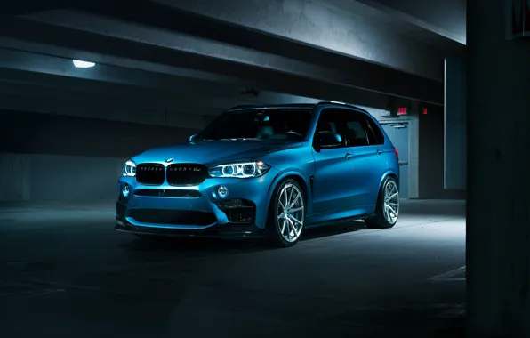 Картинка BMW, Dark, Blue, X5M