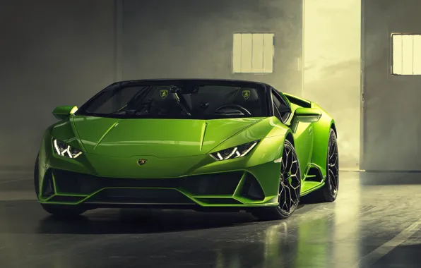 Картинка Lamborghini, Spyder, Evo, Huracan, 2019, Lamborghini Huracan Evo