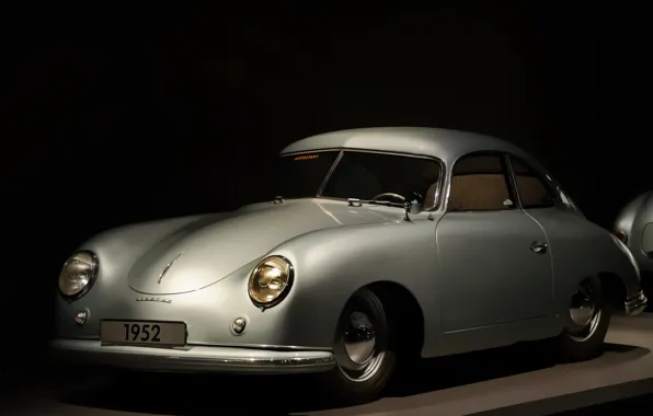 Картинка машина, ретро, фон, Porsche 1952