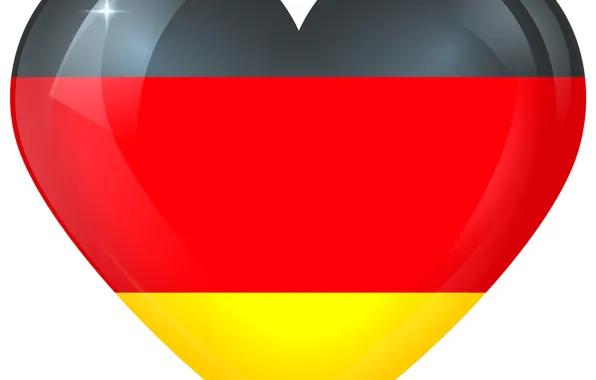 Картинка German, Germany, Flag, Heart, Flag Of Germany, German Flag