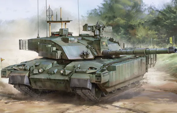Картинка Великобритания, jason, основной боевой танк, MBT, Challenger 2 TES, Challenger 2. British Army