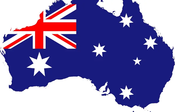 Картинка флаг, австралия, fon, flag, australia, границы, cuistom