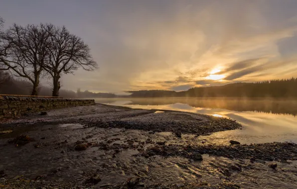 Картинка Scotland, Atmosphere, Loch Ard, Kinlochard