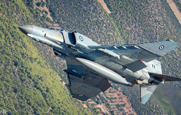 Картинка Истребитель, F-4 Phantom II, McDonnell Douglas F-4 Phantom II, ВВС Греции, Hellenic Air Force, ПТБ, …