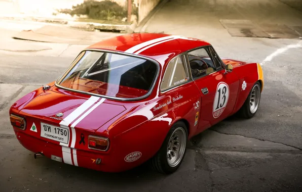 Картинка Red, Coupe, Corsa, Sportcar, Alfa Romeo GTA