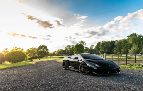 Картинка Lamborghini, Superleggera, Gallardo, Black, LP570-4