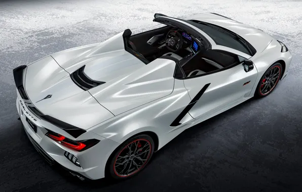Картинка Corvette, Chevrolet, спорт кар, Convertible, Stingray, 2023, 70th Anniversary