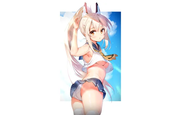 Картинка kawaii, girl, sexy, ass, anime, butt, babe, cute, petite, ayanami, azur lane