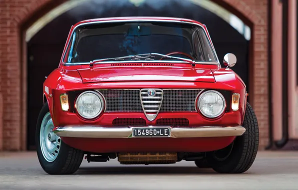Картинка Alfa Romeo, красная, классика, 1965, GTA, Альфа Ромео, Giulia, Alfa Romeo Giulia GTA
